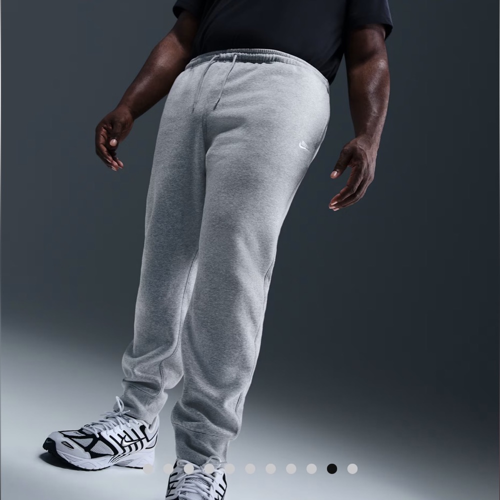 NWT Nike Club Heather Gray Men's Joggers 2X Tall Length